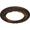 Ekena Millwork Ribbon with Bow Ceiling Medallion (Fits Canopies up to 7 1/2"), 12 1/4"OD x 7 1/2"ID x 7/8"P, Rust CM12RIRUS - alternate 2